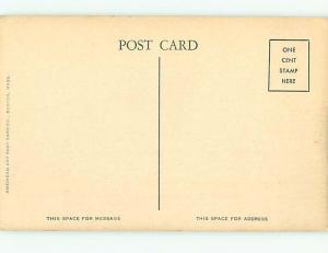 Unused 1940's POST OFFICE SCENE Newburyport Massachusetts MA hs1431@