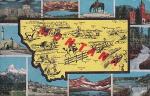 Map Of Montana 1948