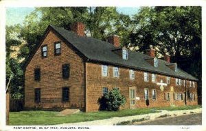Fort Weston in Augusta, Maine