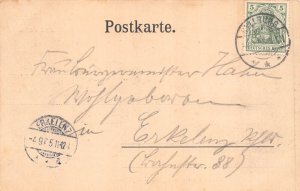 A128 Germany 1905 Gruss aus der Eifel Kyll bei Kyllburg View postcard