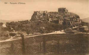 Postcard Greece Acropole Athenes ruins