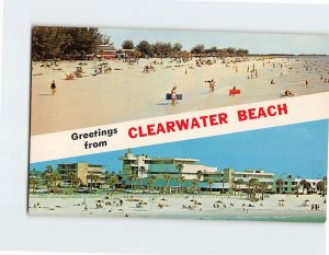 Postcard Greetings from Clearwater Beach Clearwater Florida USA