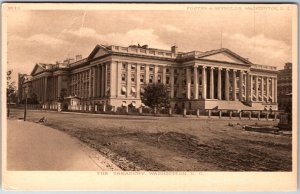 VINTAGE POSTCARD THE UNITED STATES TREASURY BUILDING AT WASHINGTON D.C (PIONEER)