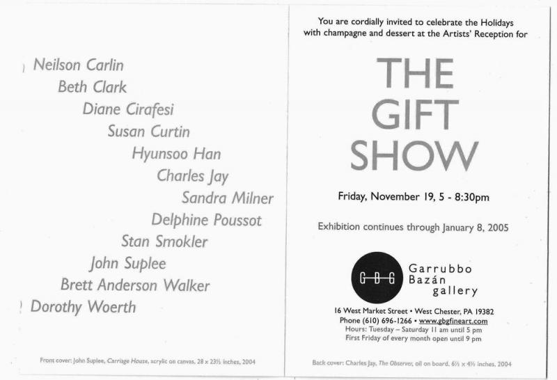 West Chester PA Garrubbon Gallery Art Exhibit Invitation