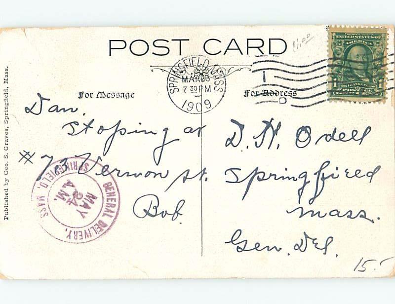 Divided-Back STREET SCENE Springfield Massachusetts MA hp2840