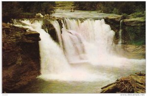 Lundbreck Falls, Old Man River, LUNDBRECK, Alberta, Canada, 40-60´