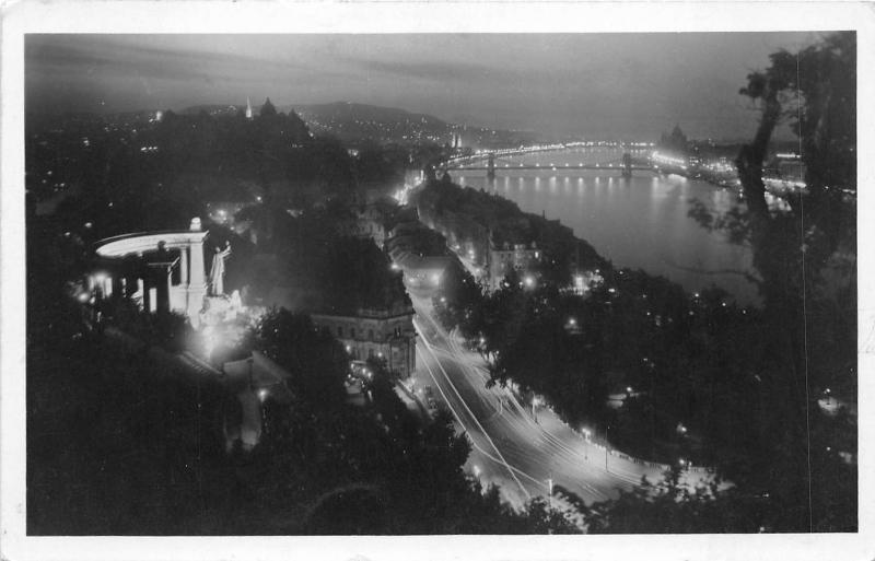 B36121 Budapest View of the Town at night   hungary