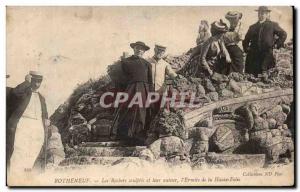 Old Postcard Rotheneuf The Rocks and Their Author l & # 39Emrite Haute Folie