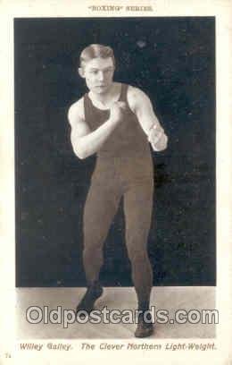 Boxing Series #74 Willey Galley Unused Minor corner wear, Unused