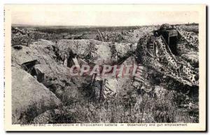 Old Postcard Berry au Bac Observatory and battery location Militaria