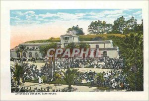 Modern Postcard Afternoon Concert Bath House Oil Wells in The Sea Summerland Oil