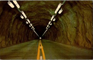 Wyoming's Longest Tunnel U. S. Highway 14-20 Vintage Postcard Standard View Card