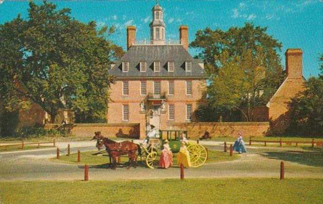 Virginia Williamsburg Governor's Palace and Colonial Coach