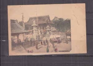 JAPAN, KOBE, NANKO TEMPLE, STREET SCENE, c1910 ppc., unused.
