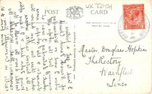 uk22471 newark castle grounds real photo uk