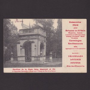 Advertising card, Bricks from Silesia, Posted