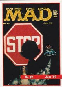 Lime Rock Trade Card Mad Magazine Cover Issue No 47 June 1959