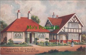 Japan-British Exhibition Postcard - Oetzmann's Cottages RS30047