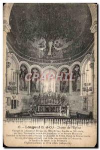 Longpont - the Basilica - Choir of the Church - Old Postcard
