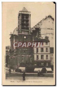 Postcard Old Paris Church of Saint Nicolas Goldfinch