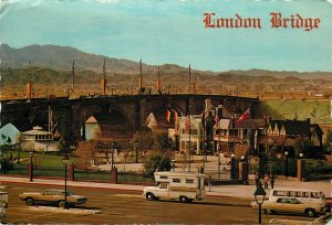 c1970 London Bridge • Lake Havasu Arizona • Cars • Vintage Postcard