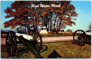 Postcard - High Water Mark Of The Rebellion - Gettysburg, Pennsylvania