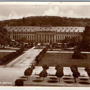 c1930s Koblenz Germany Electoral Palace RPPC Schloss Garden Park Architecture