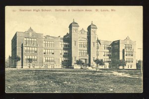 St Louis, Missouri/MO Postcard,   View Of Yeatman High School