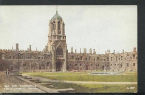 Oxfordshire Postcard - Old Tom Quadrangle, Christchurch, Oxford RS16702