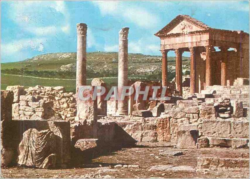 Postcard Modern Dougga Roman Ruins