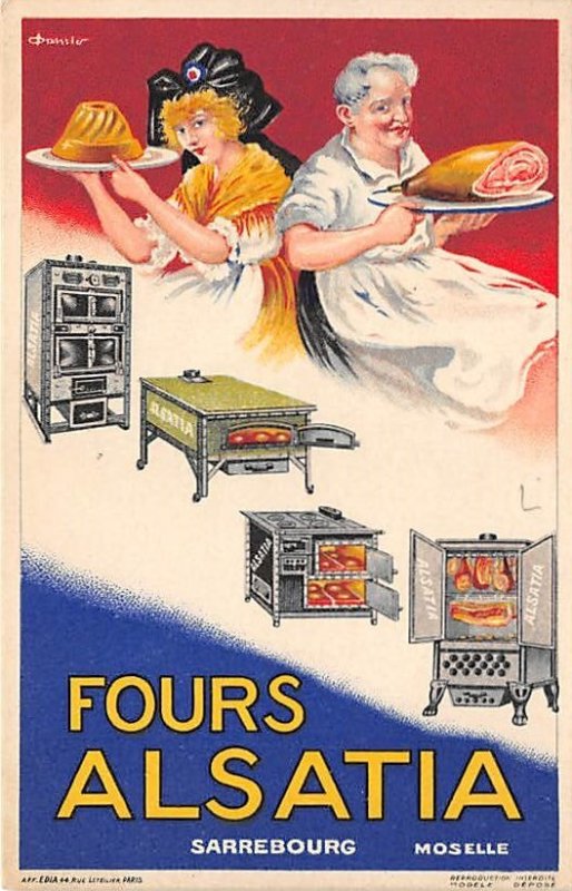 Fours Alsatia Sarrebourg Moselle Advertising Unused 