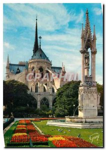 Postcard Modern Marvels Paris and the facade of Notre Dame Cathedral (1163 13...