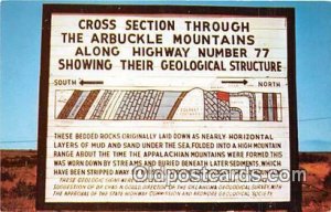 Arbuckle Mountains US 77 Unused 