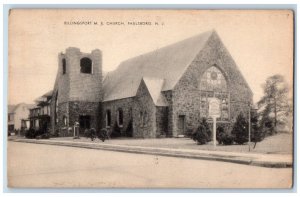 c1930's Billingsport M.E Church Exterior Scene Paulsboro New Jersey NJ Postcard 