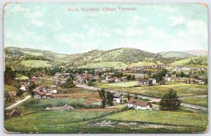 Vintage South Royalton Village Vermont Postcard Made in Germany