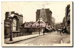 Old Postcard Puteaux Rue Jean Jaures