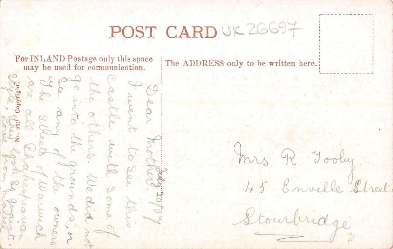 uk26697 warwick castle  uk