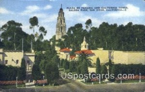 Plaza De Panama, Balboa Park - San Diego, California CA  