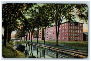 c1910's Mill Factory Building Somersworth New Hampshire NH Antique Postcard
