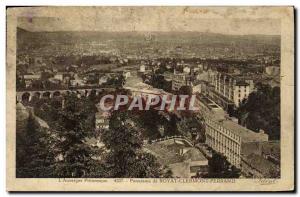 Old Postcard Clermont Ferrand Royat Panorama