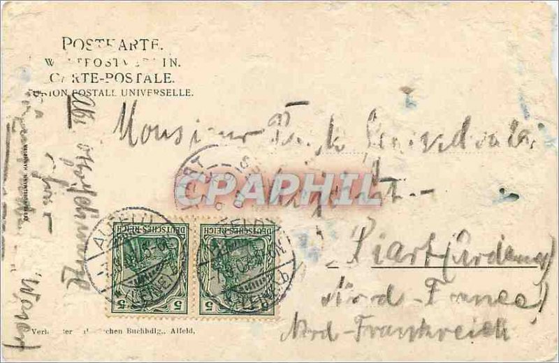 Old Postcard Review bestanden Alfeld