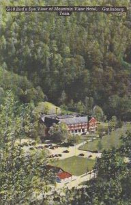 Tennessee Gatlinburg Birds Eye VIew Of Mountain View Hotel