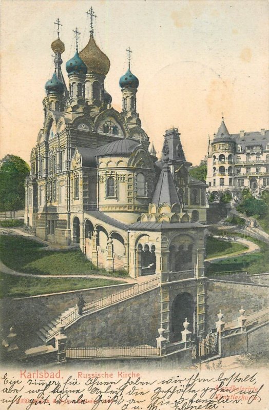 Czech Republic Karlovy Vary (Karlsbad) Russian church 1906