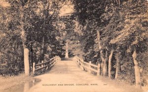 Monument & Bridge in Concord, Massachusetts