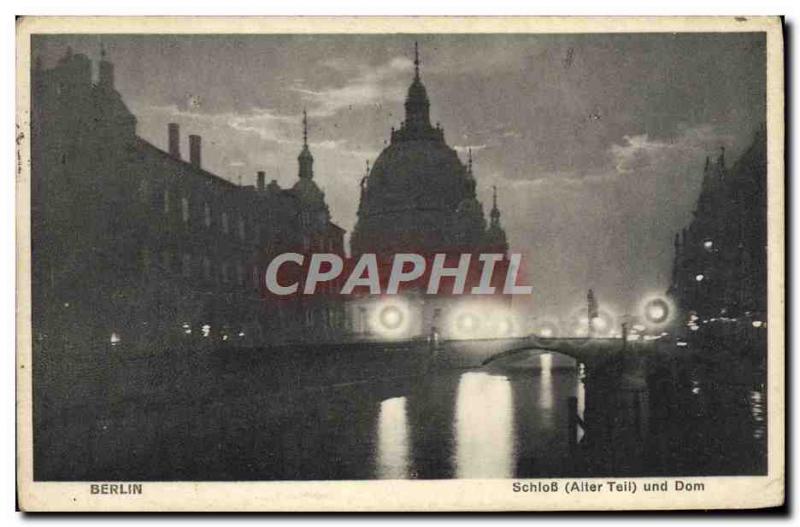 Postcard Old Berlin Schloss und Dom