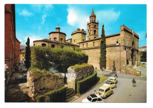 Italy Teramo Cathedral XVI Century Roman Walls Cars 4X6 Postcard4X6