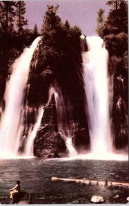 Postcard WATER SCENE Redding California CA AI5770