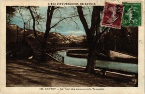 CPA Sites Pittoresques de Savoie ANNECY Le Pont des Amours et la Tourn (618494)