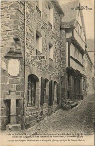 CPA LANNION Rue - Street Scene - Coiffeur (1165155)