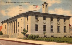 Texas Paris American Legion Headquarters 1945